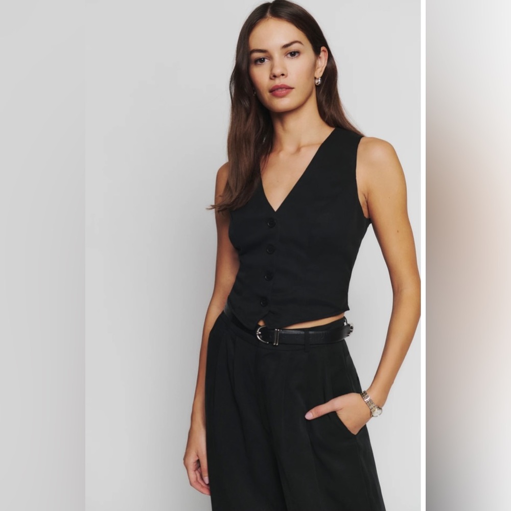Reformation vest+pants set.